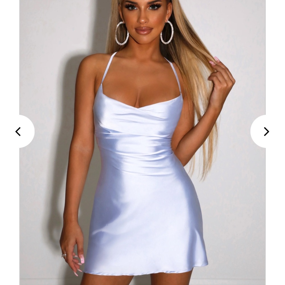 BabyBooFashion Satin Mini Dress